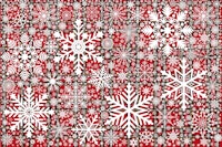 Snowflakes Design on Tartan Background 1 tapet