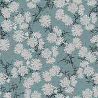 Japanese Vintage Florals - Blue tapet