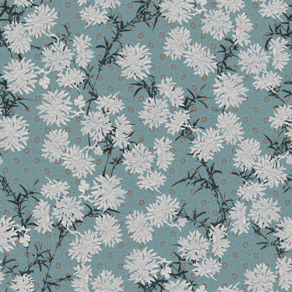 Japanese Vintage Florals - Blue