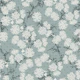Japanese Floral Blossom & leaves - Grey Blue
