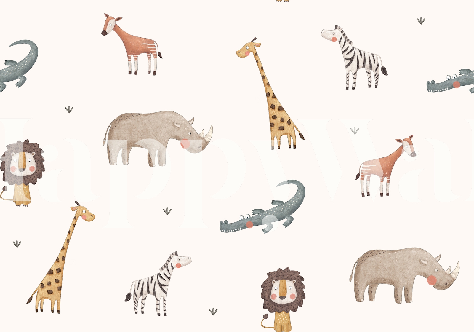 Safari Animals Wallpaper - Shop Beautiful Safari Animal Wallpapers