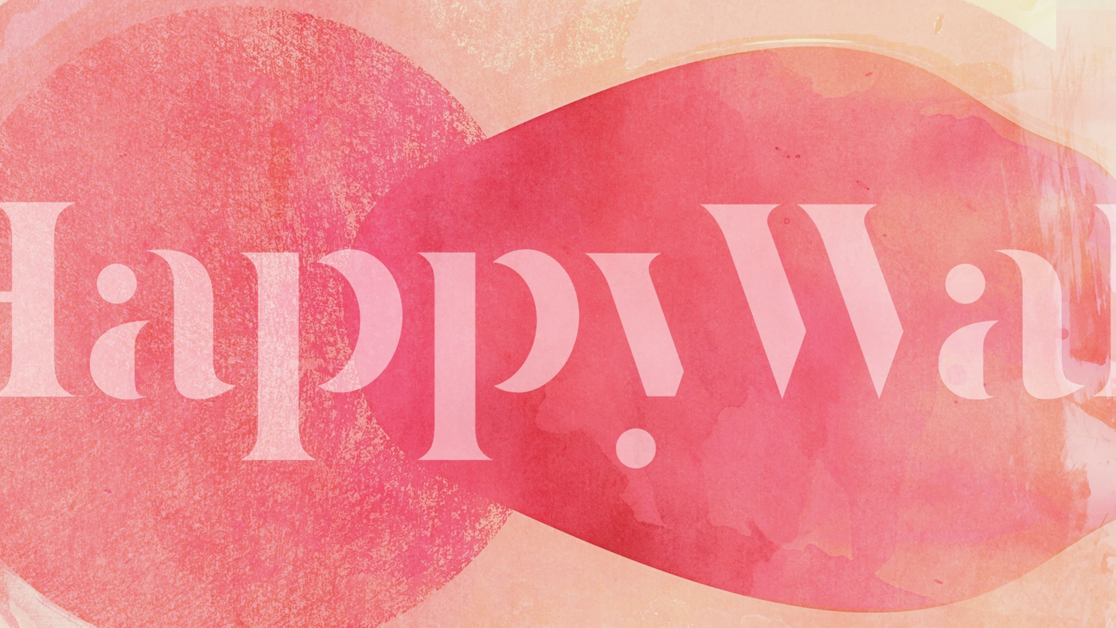 Abstract coral shapes with soft hues of pink and peach wallpaper