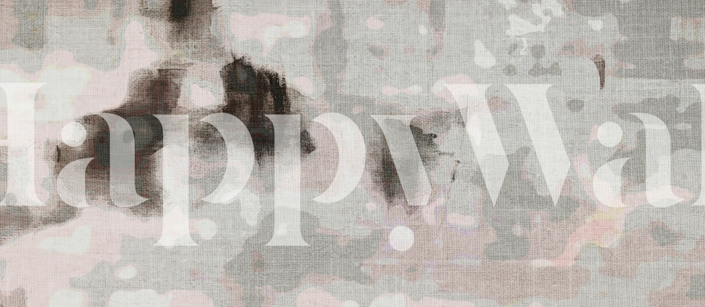 Grey Zen Shapes wallpaper displayed in a room