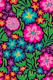 Sayulita Tropical Floral Rainbow Bright Large