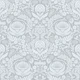 Victorian dragonflies damask - icy grey