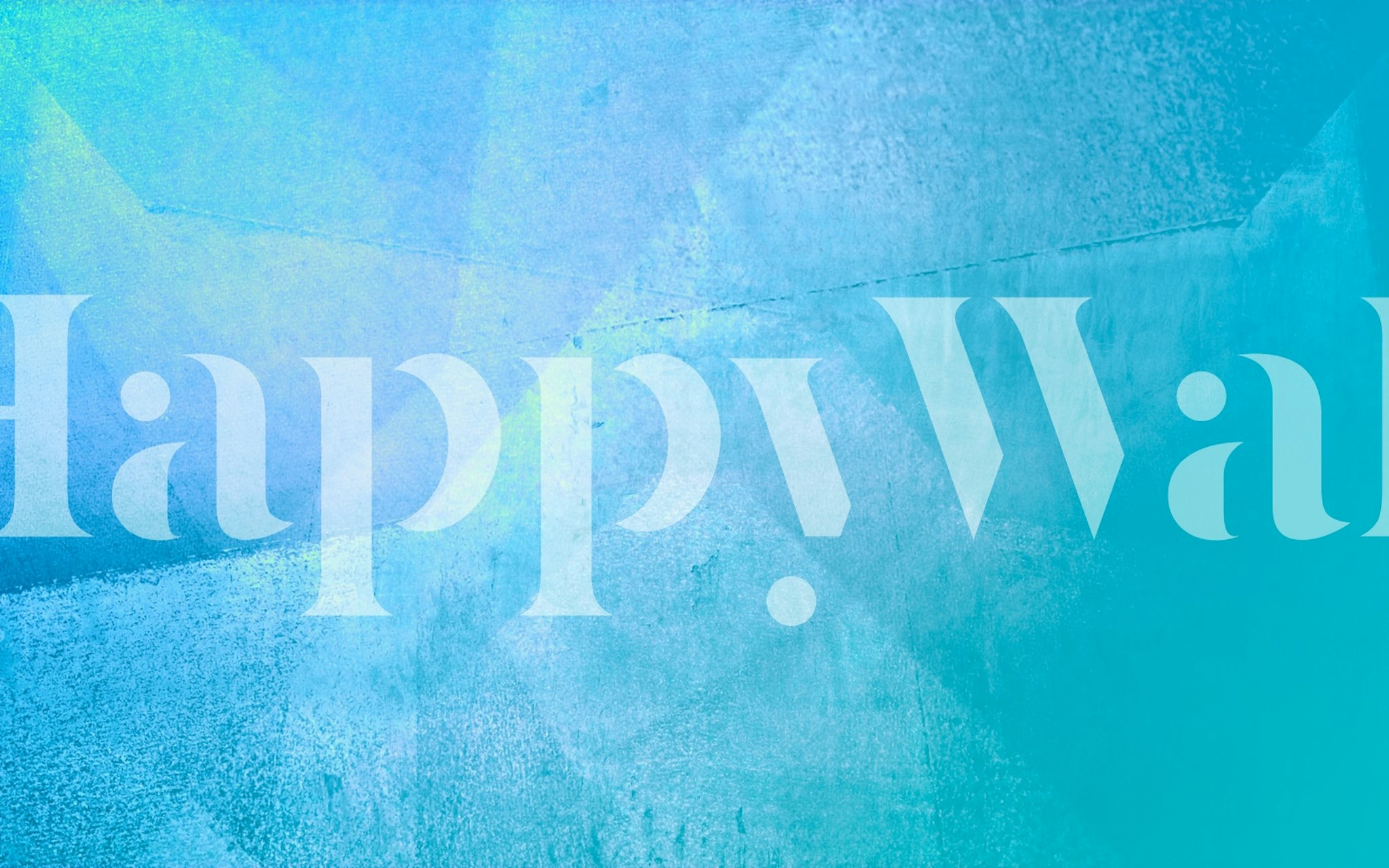 Abstraktes Wandbild „Wassermann-Sonnenaufgang“ mit symmetrischen Mustern in Blau und Lila.