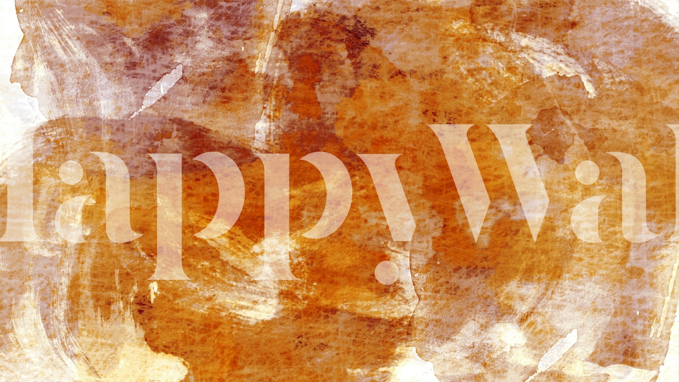 Dream Fabric wall mural with golden hues and textured design