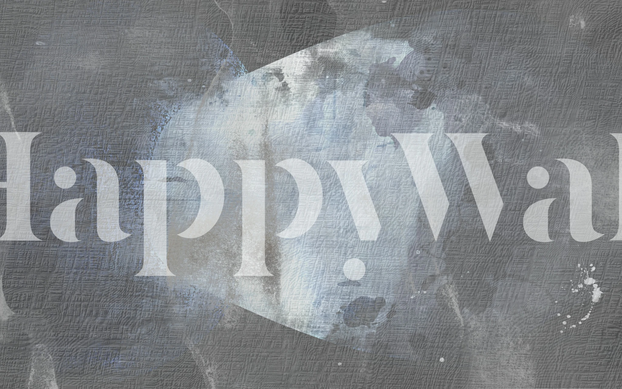 Abstract shapes in blue and grey tones wallpaper