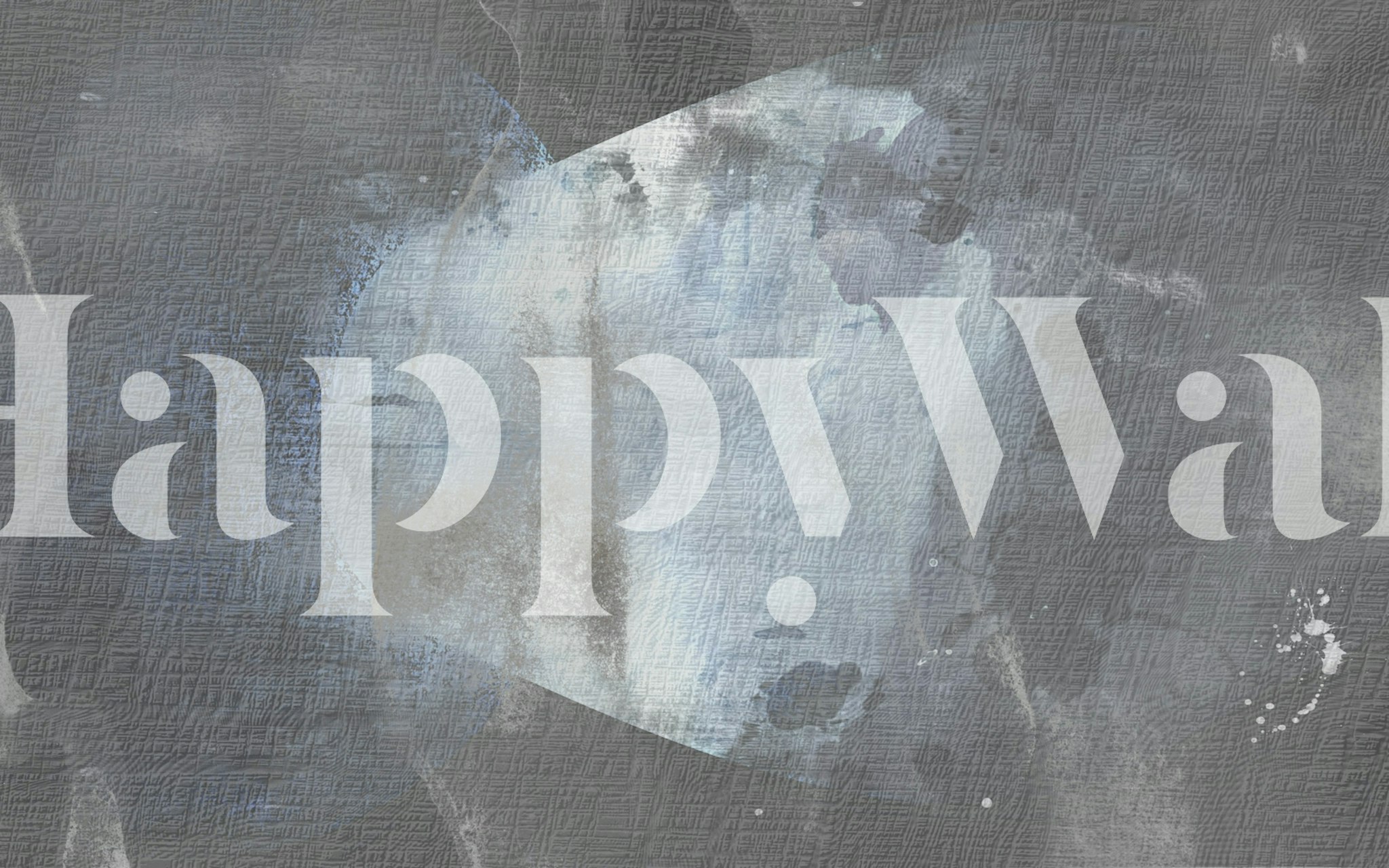 Abstract shapes in blue and grey tones wallpaper