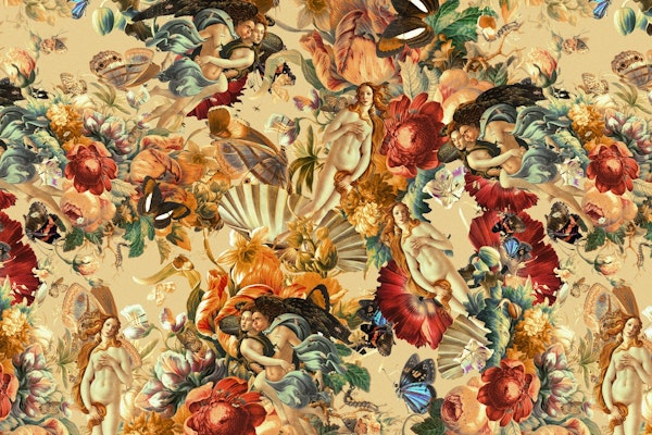 Venus and Floral Pattern