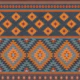 Kilim stripes in orange grey