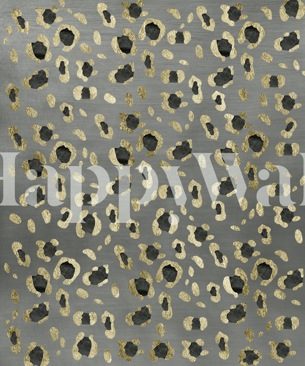 Leopard Animal Print Glam 4 wallpaper in a room