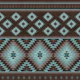 Kilim stripes in brown and blue