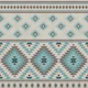 Kilim stripes in beige blue brown
