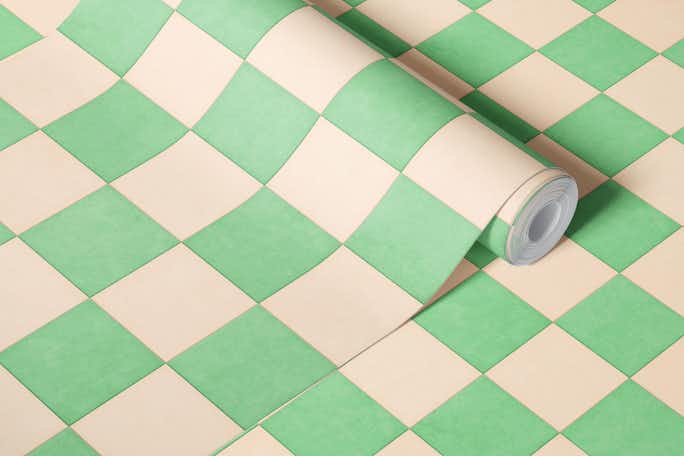 TILES 012 G - Checkerboardwallpaper roll
