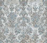 Grunge damask pattern slate blue grey brown papiers peint