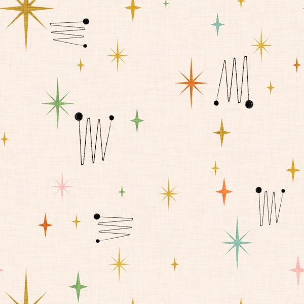 Space Age Starburst - Mid Century Modern