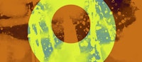 Neon Trash Polka Grunge tapete