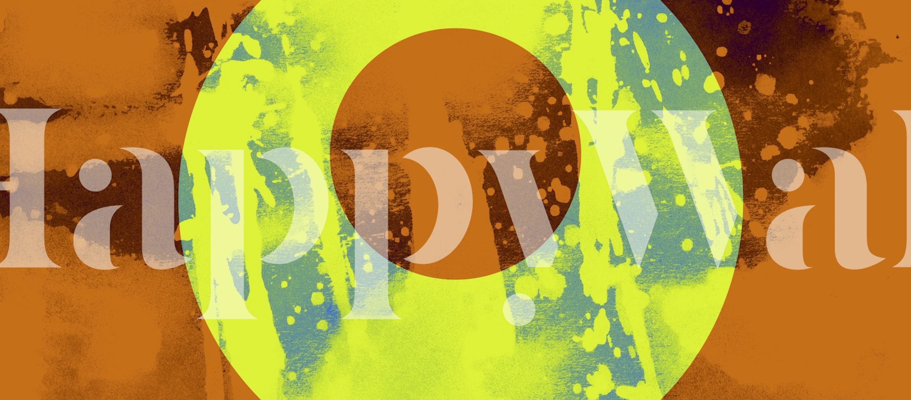 Neon Trash Polka Grunge tapetti asetuksessa