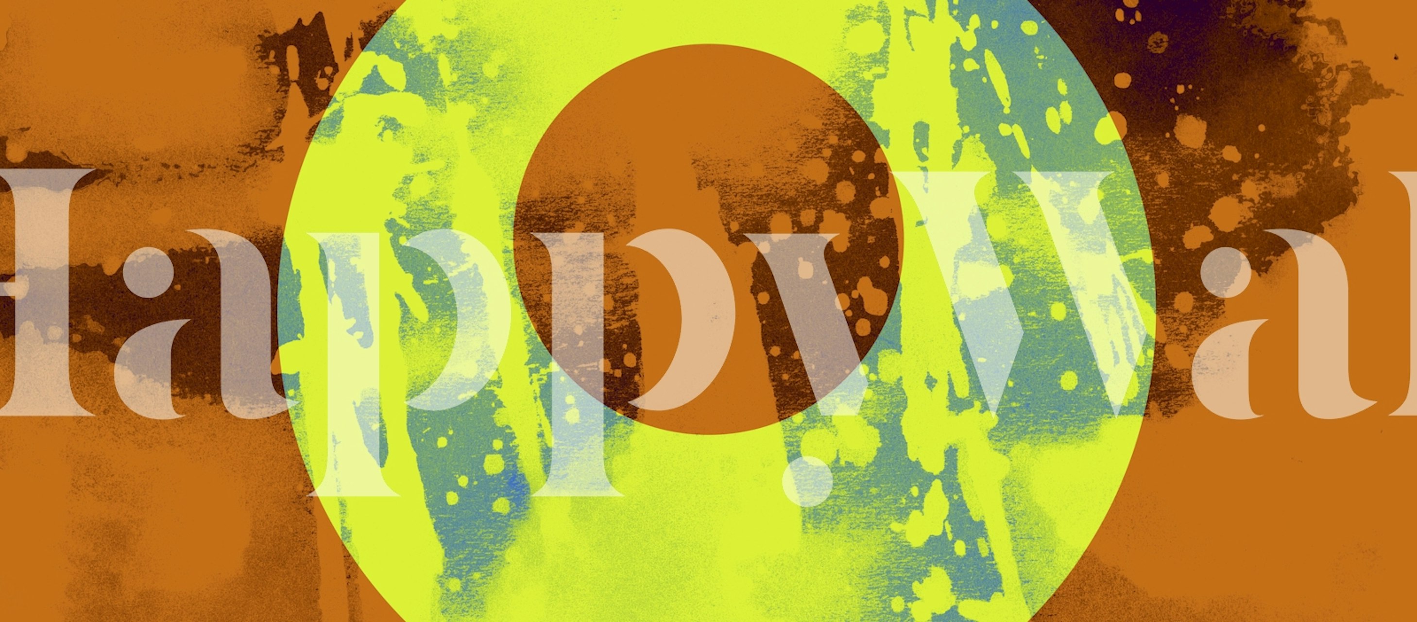 Neon Trash Polka Grunge wallpaper in setting