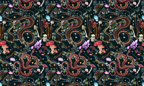 Mysterious Mushroom Forest III - Night