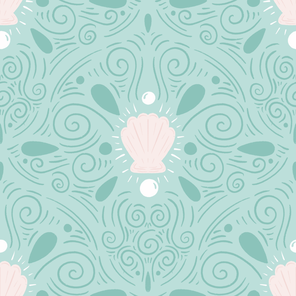 Whimsical seashell treasure