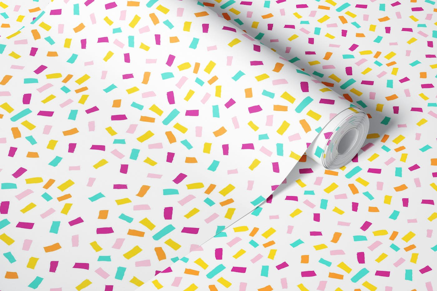 Party Vibes: Abstract Colorful Confetti Pattern - GD23-A13 wallpaper roll