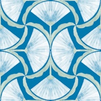 Ultra steady florals - blue - GD23-A49 wallpaper