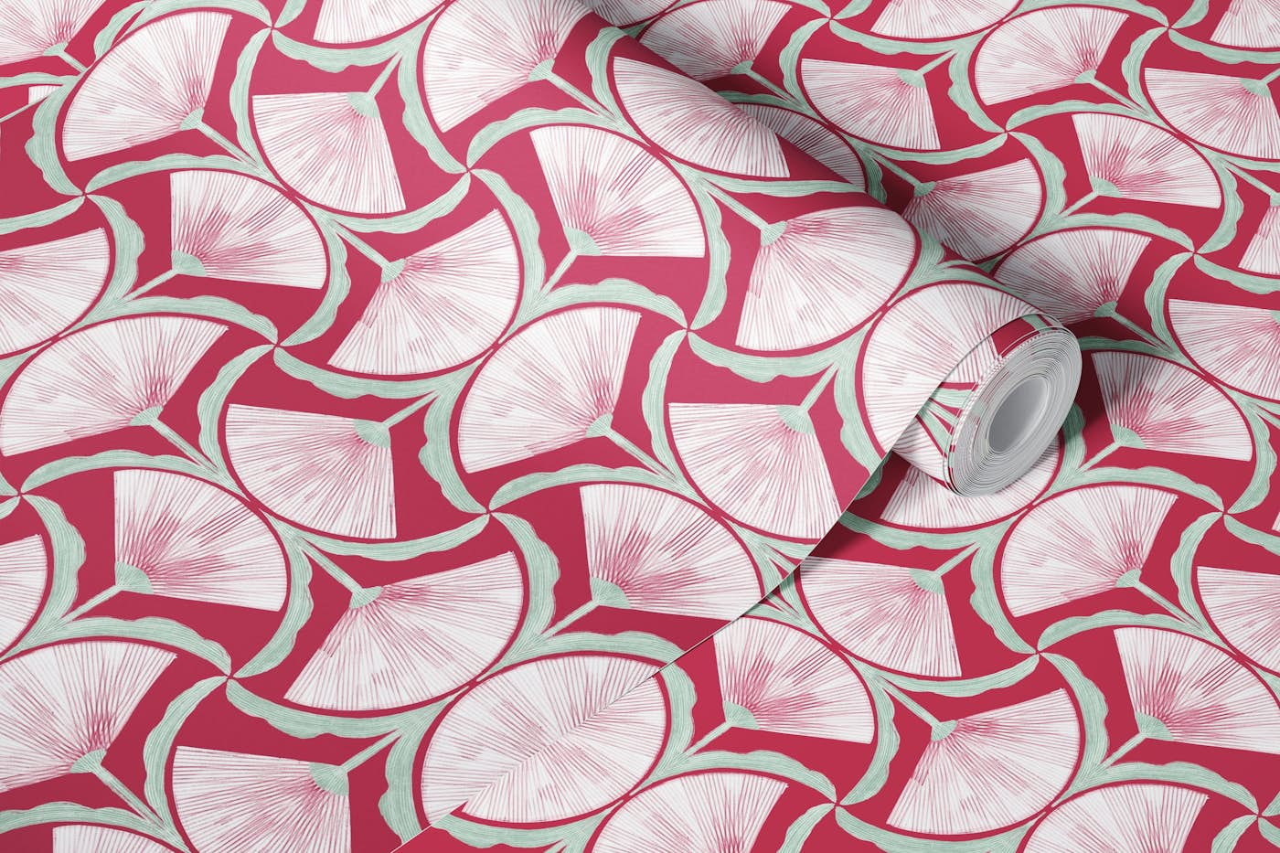 Ultra steady florals - magenta - GD23-A47 wallpaper roll