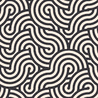 SWIRL Coal and Cream tapety