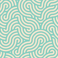SWIRL Mint and Oat tapet