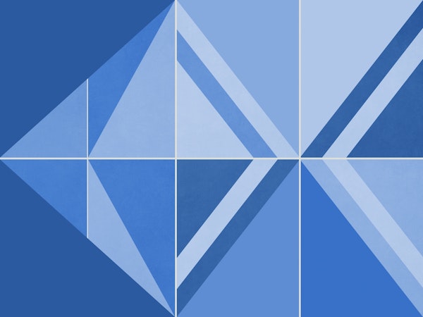 Beautiful Blue Pyramid