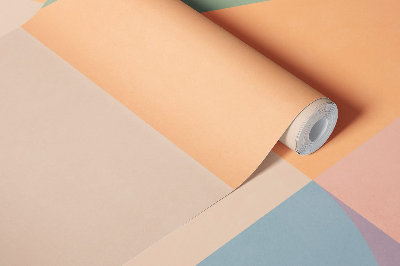 Pastel Geometric 1 wallpaper roll