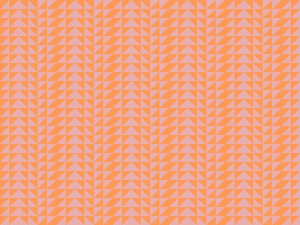 Orange and light pink geometric