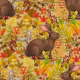 Autumn Rabbit on honey