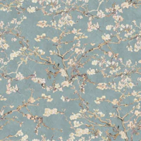 Van Gogh Almond Blossom slate blue tapetit
