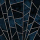 DEEP NAVY BLUE TILES MOSAIC