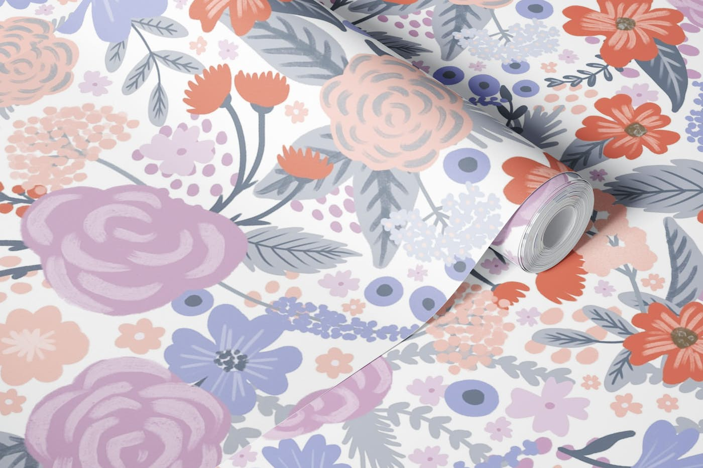 Intangible Flower Pattern 1 wallpaper roll