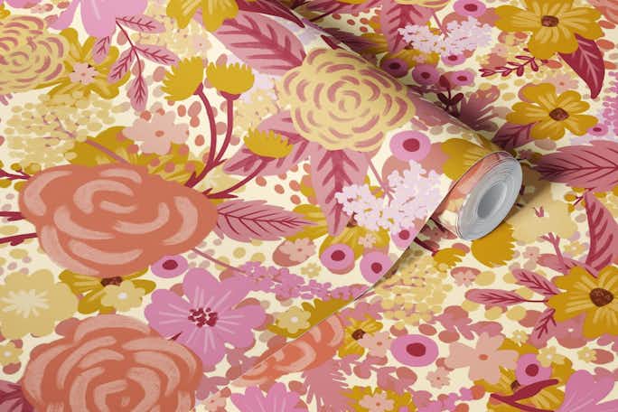 Intangible Flower Pattern 4wallpaper roll