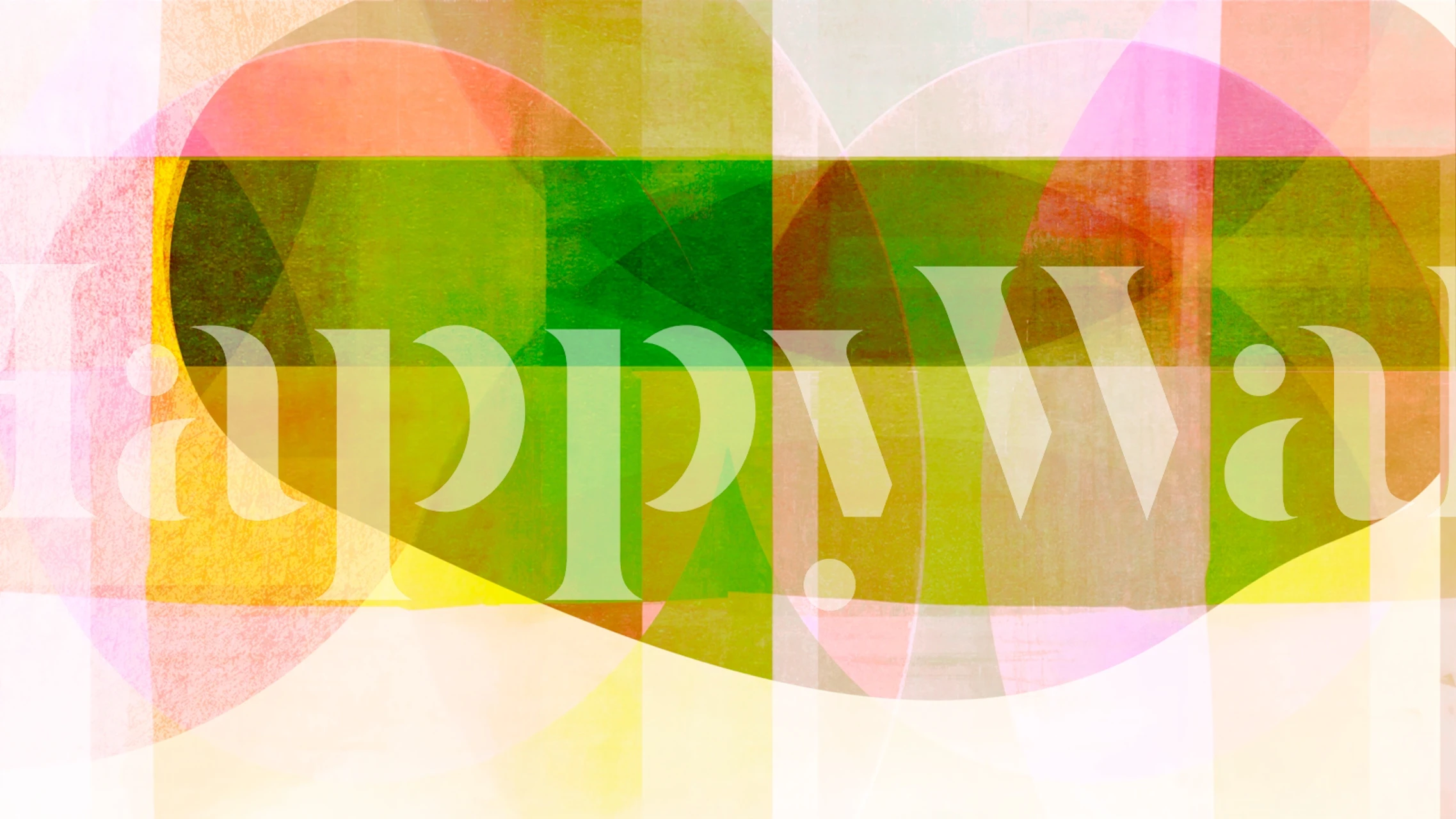 Tapeta Neon Bauhaus Mosaic w pokoju