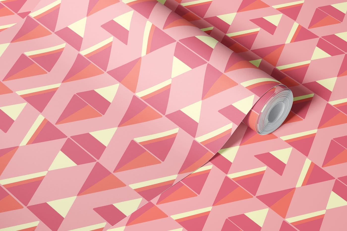 Retro abstract wallpaper roll