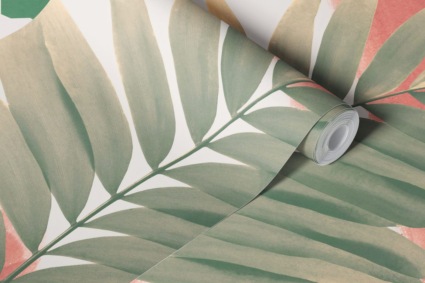 Palm Leaf Summer Glam 1 wallpaper roll