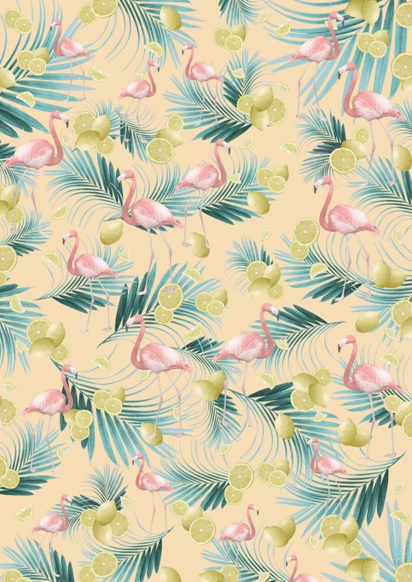 Flamingo Palm Lemon Summer 1