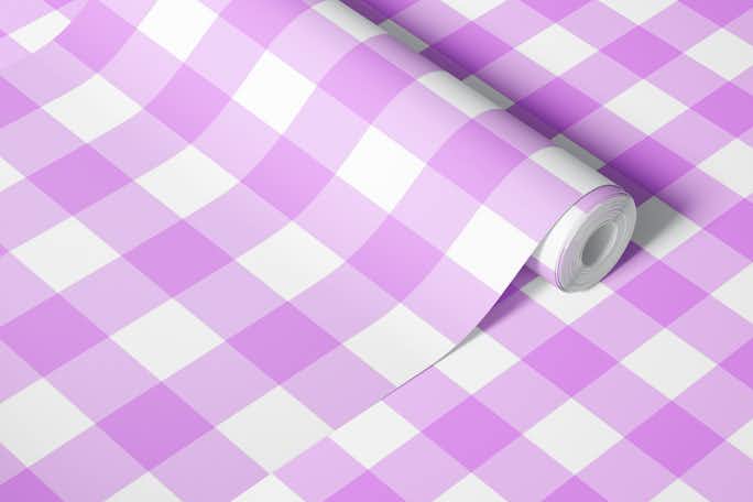 Pale Squares - Purplewallpaper roll
