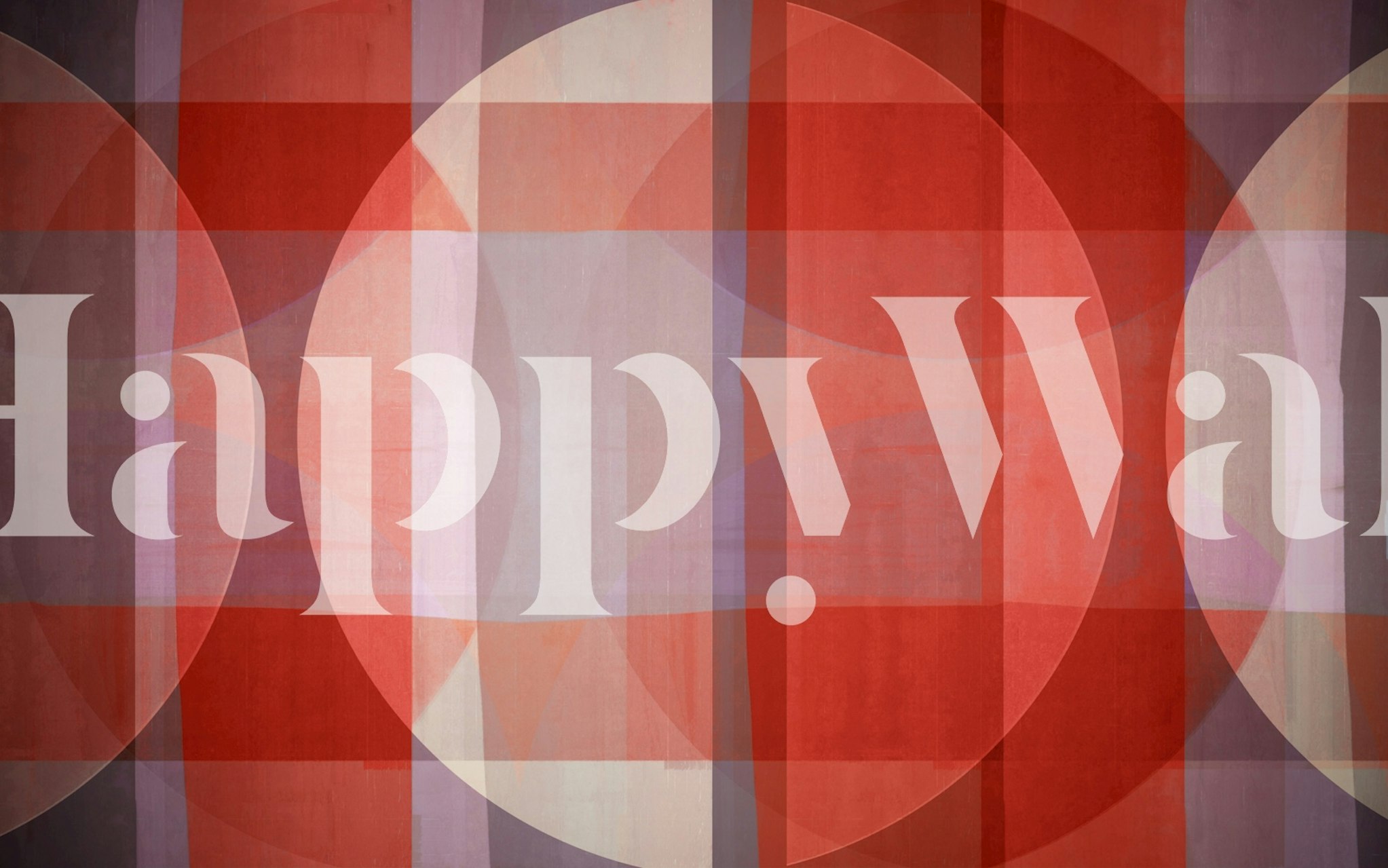 Wzór tapety Coral Circle w pokoju