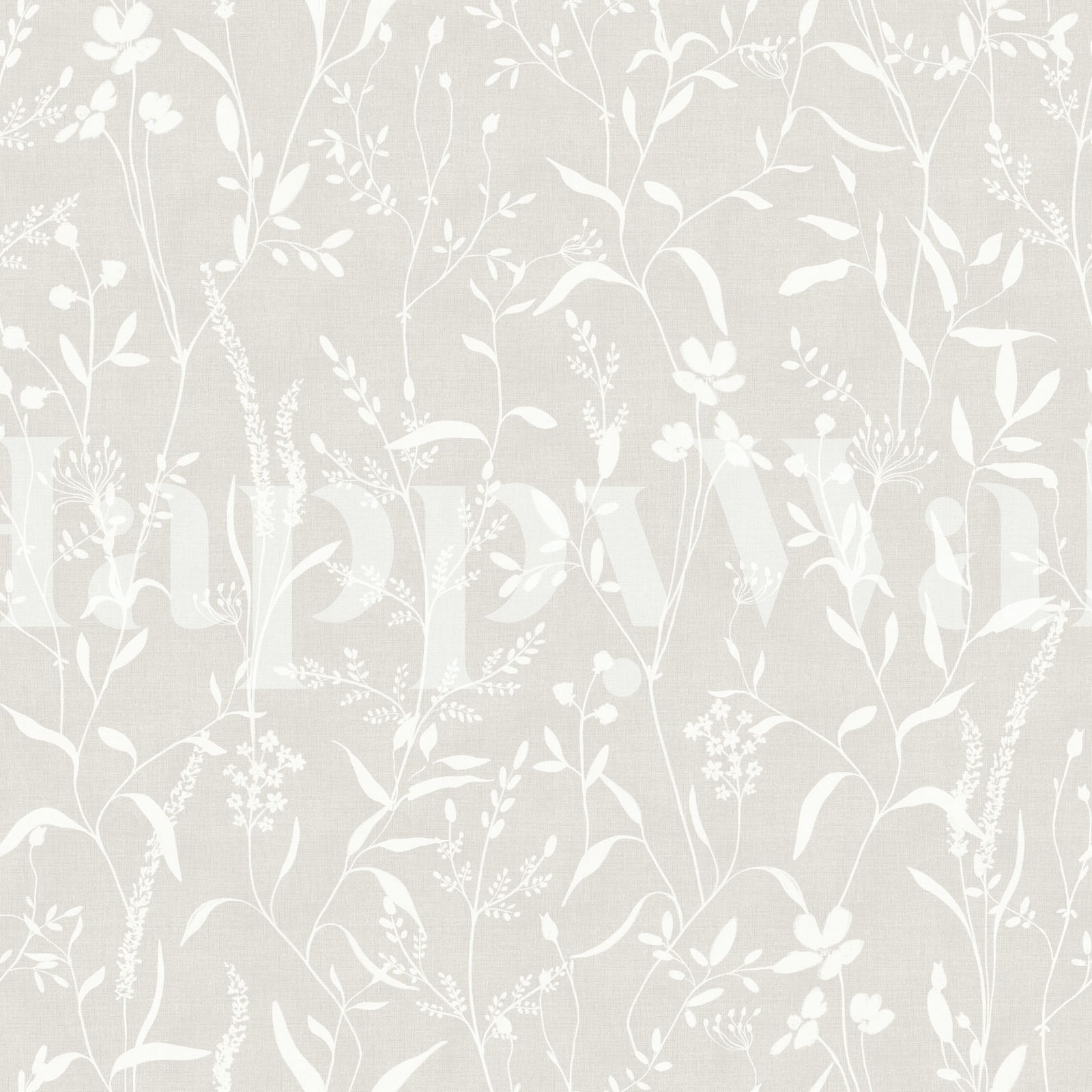 Monochrome Botanicals Neutral Beige Wallpaper Buy Online