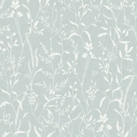 Monochrome botanicals sage green papiers peint