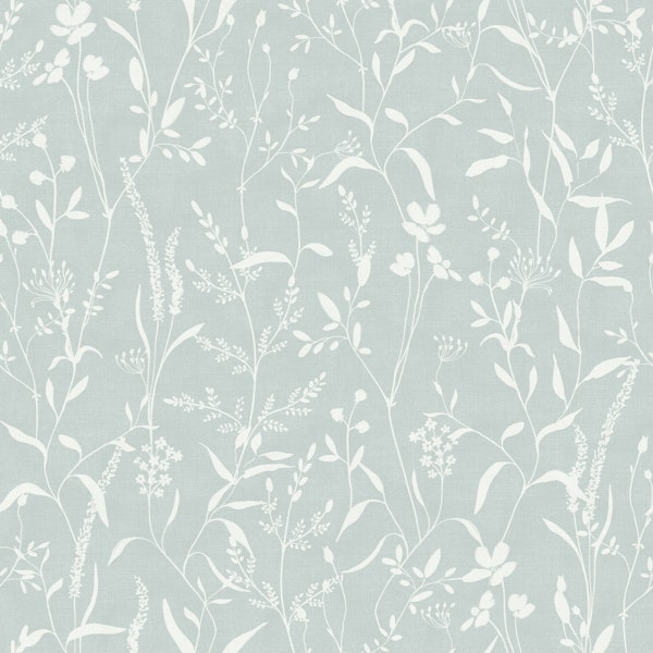 Monochrome botanicals sage green