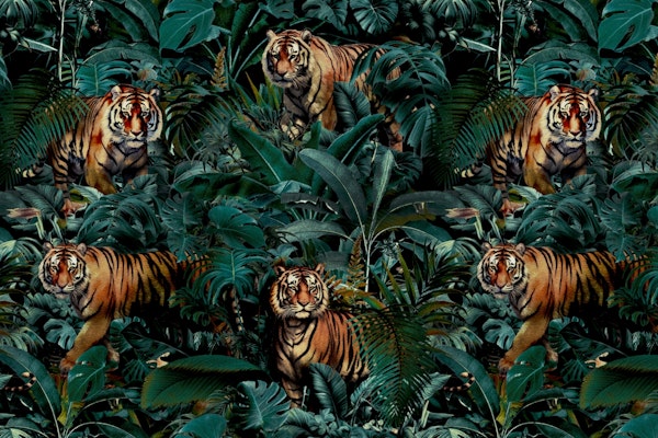 Tiger Jungle Pattern