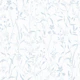 Monochrome botanicals light blue gray